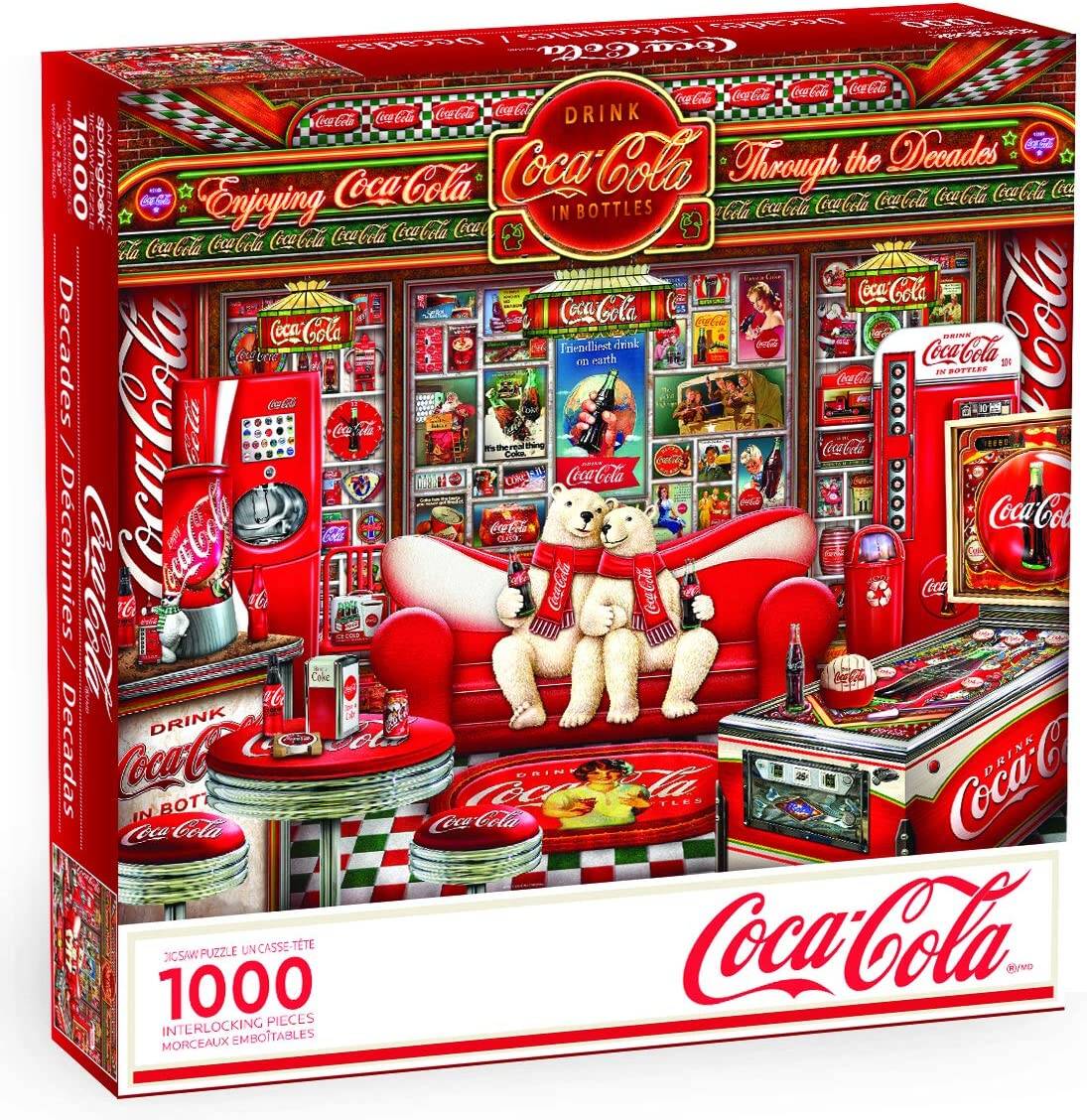 Springbok Coca Cola Decades Jigsaw Puzzle Piece At