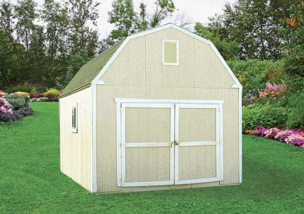 12' x 16' yardstar mini-barn shed package at sutherlands