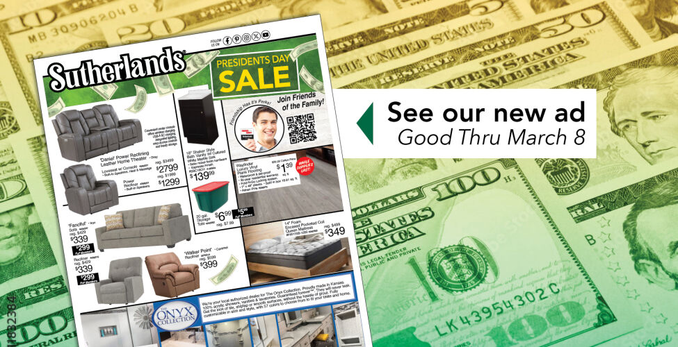 Sutherlands Home Centers Featured Promotion