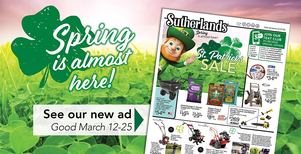 Sutherlands Home Centers Featured Promotion