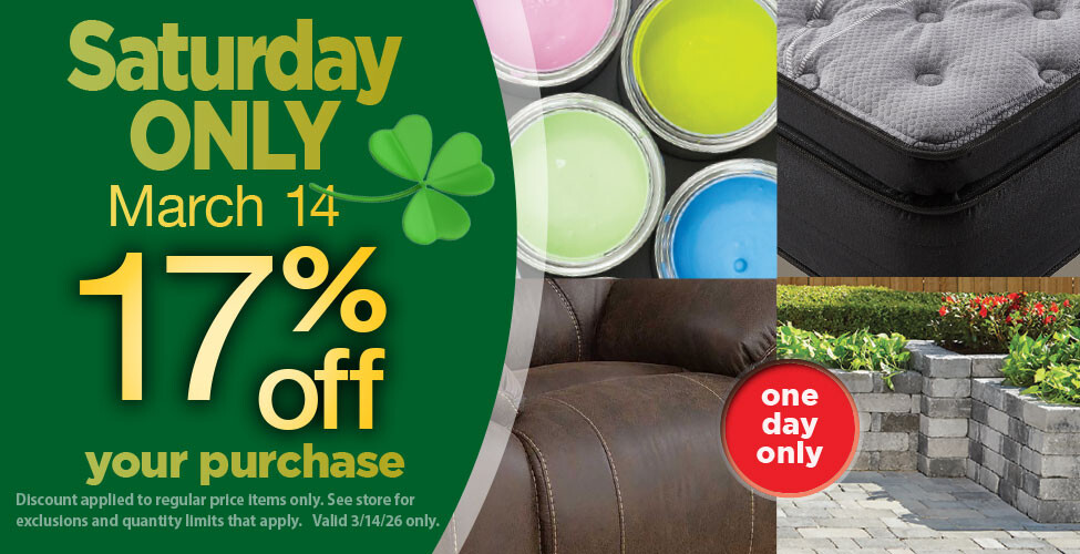 Sutherlands Home Centers Featured Promotion