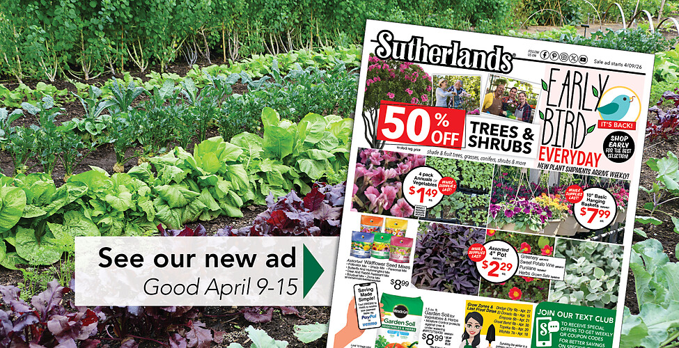 Sutherlands Home Centers Featured Promotion