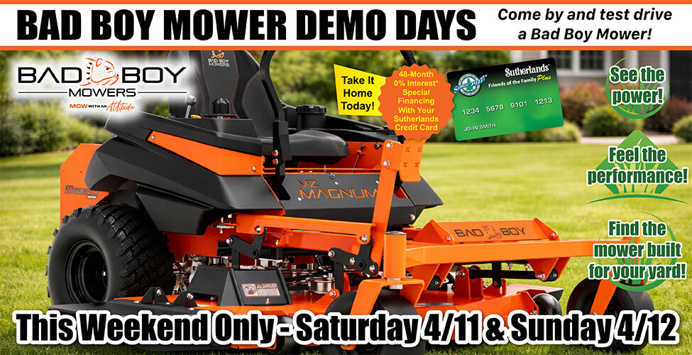 Sutherlands Home Centers Featured Promotion