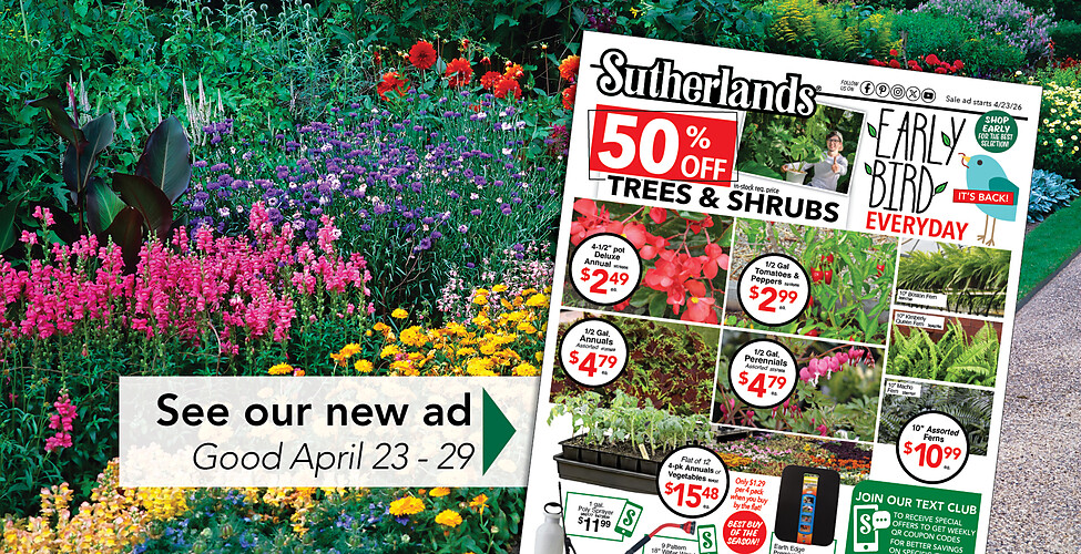 Sutherlands Home Centers Featured Promotion