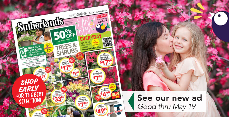 Sutherlands Home Centers Featured Promotion