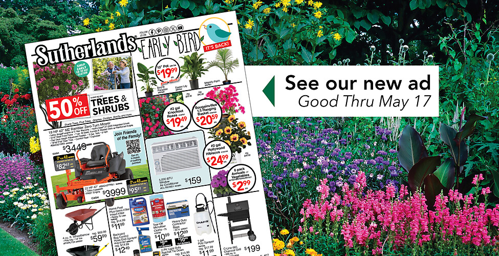 Sutherlands Home Centers Featured Promotion