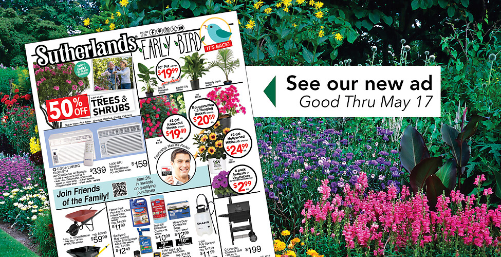 Sutherlands Home Centers Featured Promotion