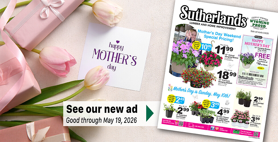 Sutherlands Home Centers Featured Promotion