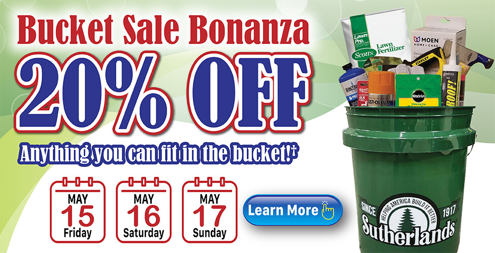 Sutherlands Home Centers Featured Promotion