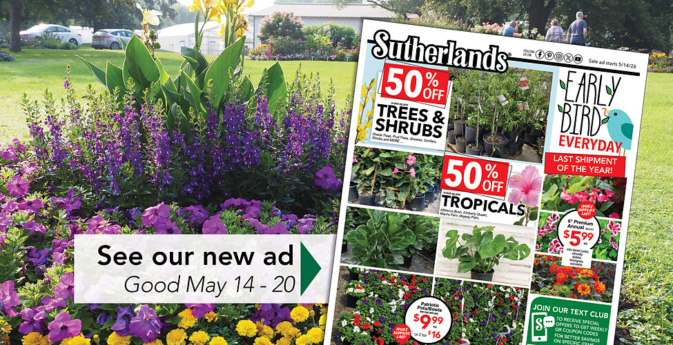Sutherlands Home Centers Featured Promotion