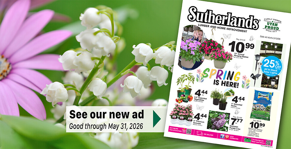 Sutherlands Home Centers Featured Promotion