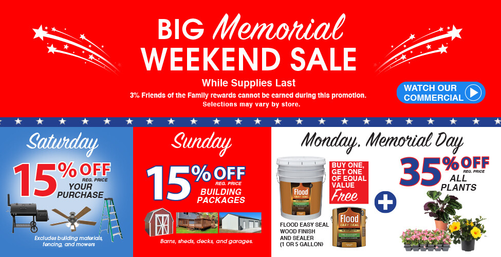 Sutherlands Home Centers Featured Promotion