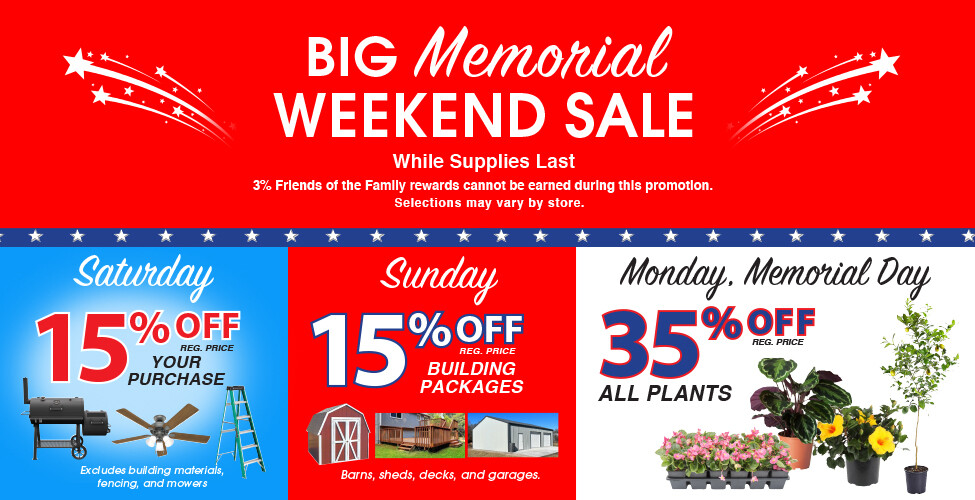 Sutherlands Home Centers Featured Promotion