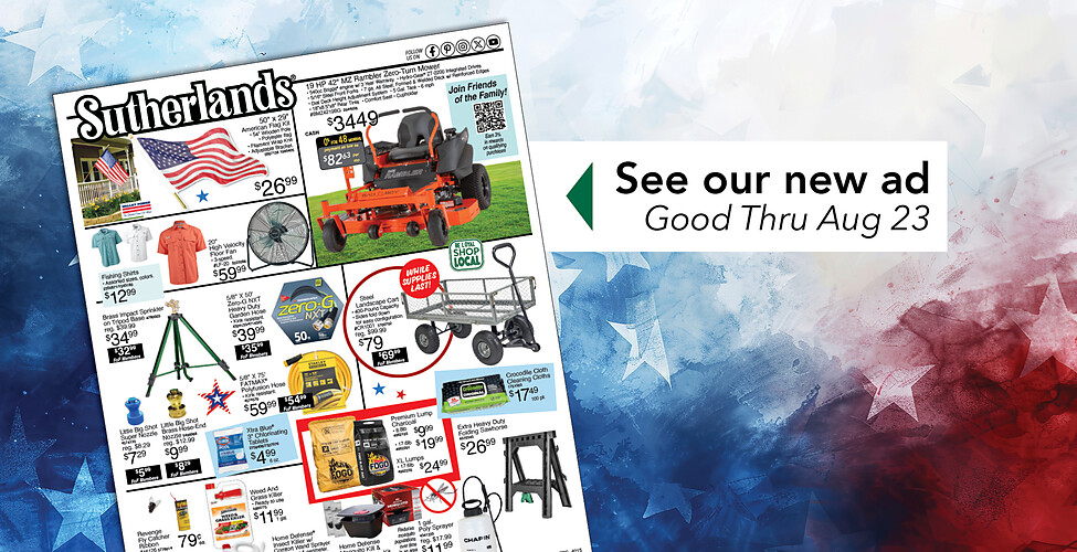 Sutherlands Home Centers Featured Promotion