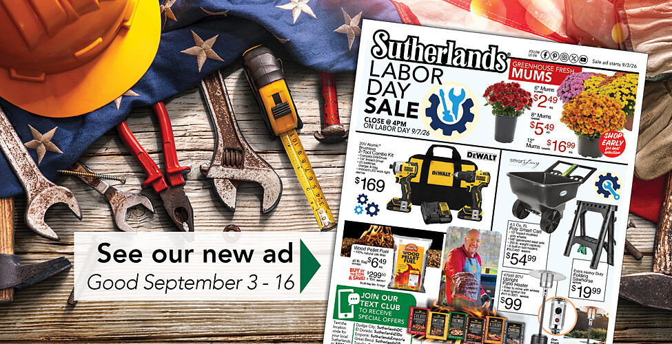 Sutherlands Home Centers Featured Promotion