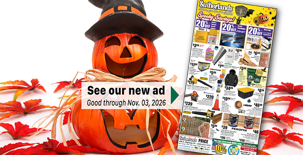Sutherlands Home Centers Featured Promotion