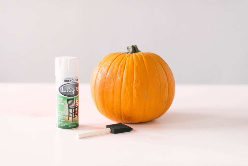 Ready to paint a pumpkin