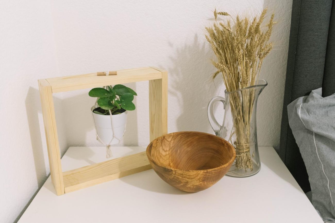 small tabletop planter