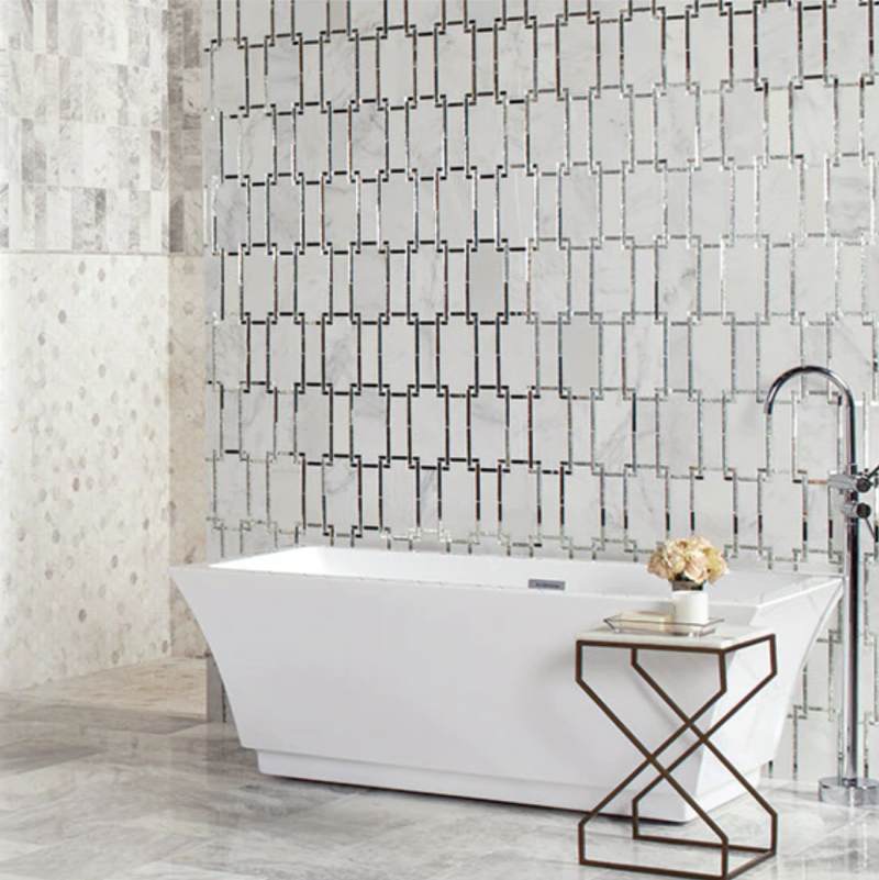 bathroom tile wall