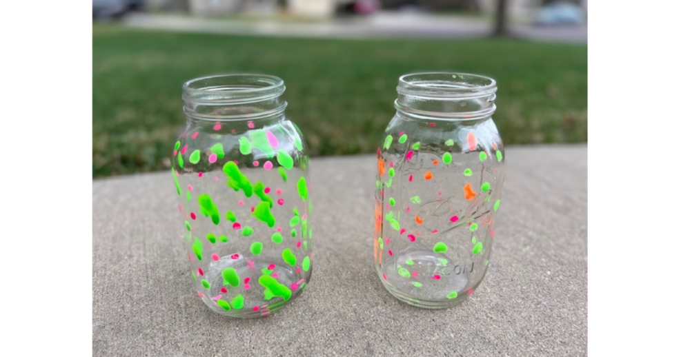 Glow-in-the-Dark Mason Jar Lanterns