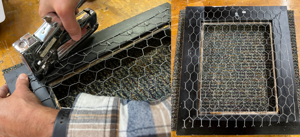 Chicken Wire Frame Organizer