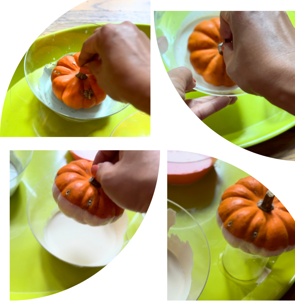 Easy Paint Dip Pumpkin