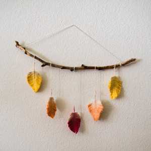 Photo: Create a Twine Leaf Wall Decoration