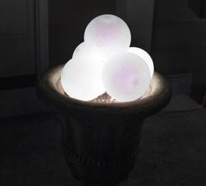 Photo: Build a Giant Lighted Snowball Decoration