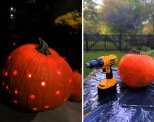 Photo: Tackle Pumpkin Carving with a Drill