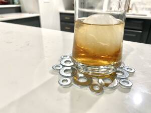 Photo: Get Crafty With Washer Drink Coasters