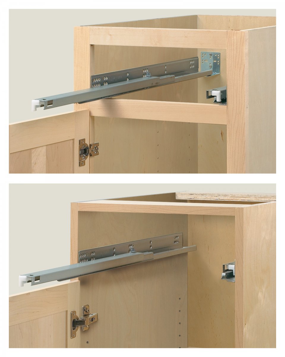 Frameless Face Frame cutaway