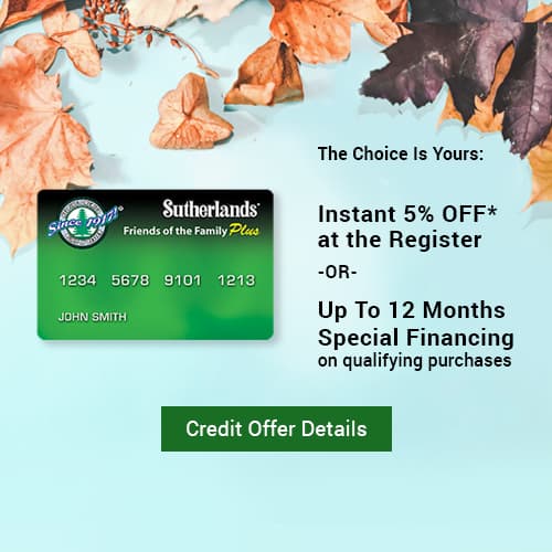 Sutherlands Credit Card Offer