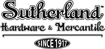 Sutherlands Hardware and Merchantile Home Improvement stores are your local source for hardware, tools, mulch, building materials, and everything you need for your home.