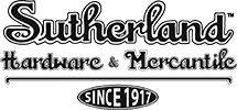 Sutherlands Hardware and Merchantile Home Improvement stores are your local source for hardware, tools, mulch, building materials, and everything you need for your home.
