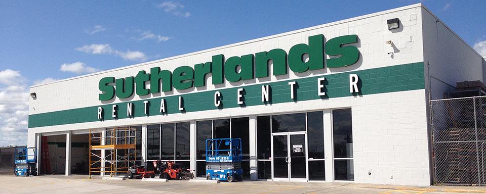 Sutherlands Rental Center storefront in Alice, TX