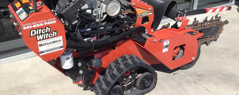 Ditch Witch walk-behind trencher