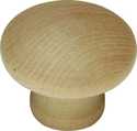 1-1/4-Inch Natural Woodcraft Unfinished Wood Cabinet Knob