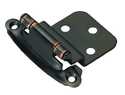 3/8-Inch Oil-Rubbed Bronze Highlight Surface Self-Closing Inset Hinge 2-Pack