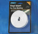 Vinyl Trim Insert, White 1 in x25 ft