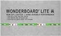 36-Inch X 60-Inch X 1/4-Inch Wonderboard Lite Backerboard