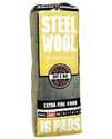 Extra Fine #000 Steel Wool Pad, 16-Pack 