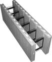 Fox 8-Inch Straight Insulated Concrete Form Block