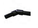 Black Adjustable Elbow For Continuous Handrail