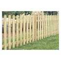 1x4 Spaced Picket Fence Section