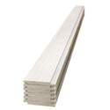 1 x 6-Inch X 8-Foot White Rustic Pine Shiplap, 6-Pack 