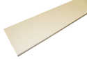 3/4x12 4 Ft Bullnose Particle Board Shelving White