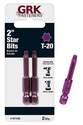 2-Inch Purple T-20 Star Bits, 2-Pack