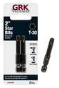 2-Inch Black T-30 Star Bit, 2-Pack