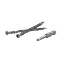2 1/2-Inch TrapEase® Pebble Gray Composite Deck Screw, 350-Piece, #9 X 2 1/2"