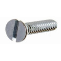 1/4 - 20 X 3 Flat Zinc-Coated Slotted Machine Screw, 50-Count